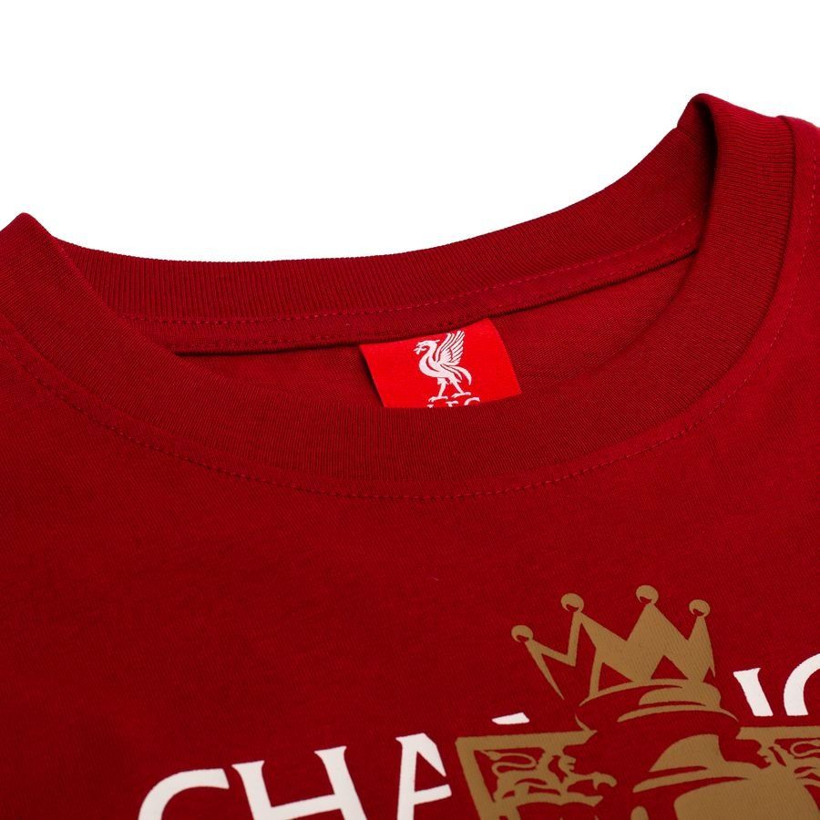 Liverpool T-Shirt Champions Trophy - Black/Gold Kids-SoccerKits Hub | Buy Soccer Jerseys Online
